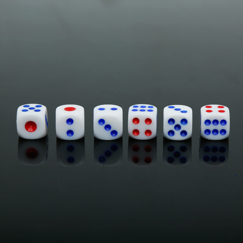 Swim akrilne kocke, 6-ostrane, za šah i igre s kartama, prilagodljive