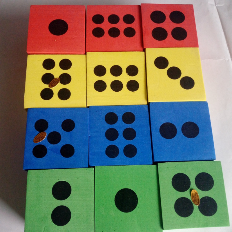 Dječja kocka, ABS materijal, sa šest stranica, pravokutnog dizajna, prilagodljivo