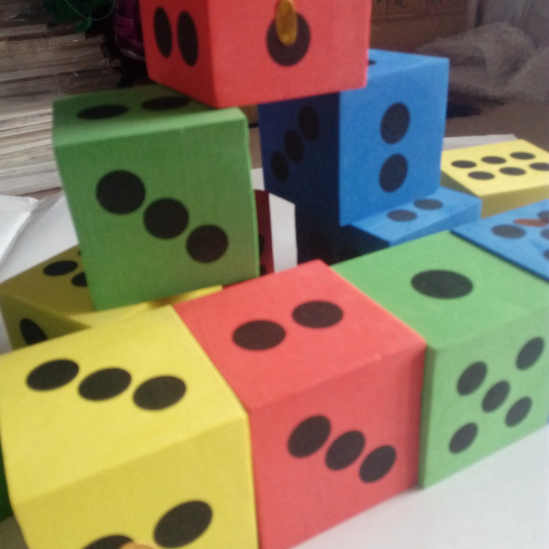 Dječja kocka, ABS materijal, sa šest stranica, pravokutnog dizajna, prilagodljivo