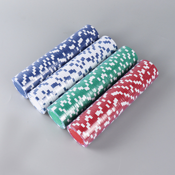 Set od 200 čipova za Baccarat, Mahjong, Domino i Texas Hold\'em, ABS/PP, prilagodljivo, za šah i karte igre