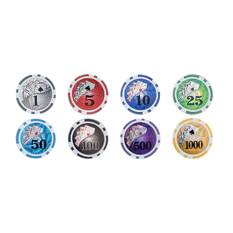 Set od 200 čipova za Baccarat, Mahjong, Domino i Texas Hold\'em, ABS/PP, prilagodljivo, za šah i karte igre