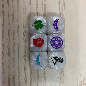 Akrilne kocke, pravokutni kut stil, graviranje D4-D12, prilagodljiva obrada, porijeklo Foshan