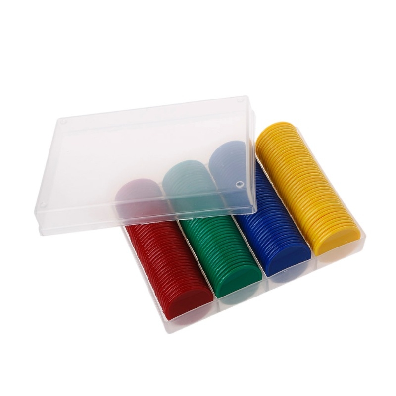 Mahjong čipovi, prazni, ABS plast, paket od 40 komada, marka Middle One