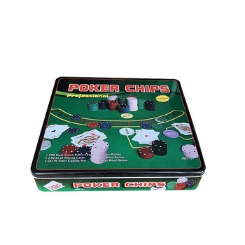 Yusen set poker čipova — Materijal PS, 8 komada, za šah i igre s kartama.