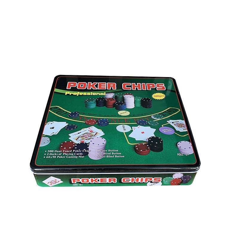 Yusen set poker čipova — Materijal PS, 8 komada, za šah i igre s kartama.