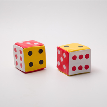 Damom kožne kocke s punjenjem od pamuka, 6-strani, pravokutnog oblika, paket 360 kom.