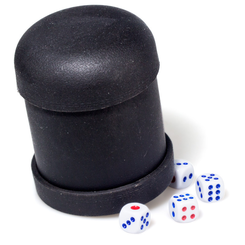 Youxin šalica za kockice, PP materijal, 20-strani dizajn, za šah i kartične igre, pakiranje 100