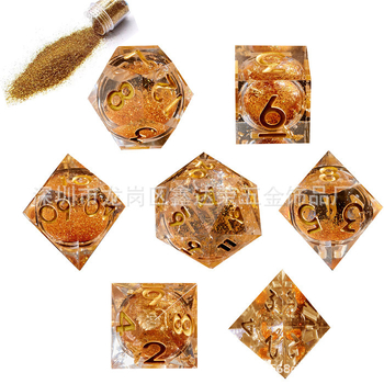 Xindarong metalne 20-strane kocke, paket od 100 komada