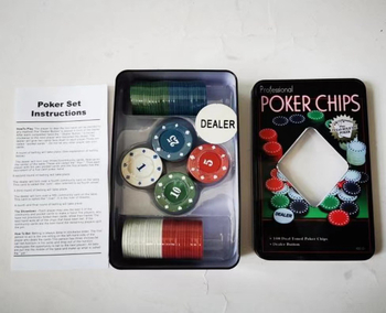 Set pokerskih žetona – žetoni od ABS-a, promjer 4,0 cm, debljina 0,2 cm, Texas Hold'em