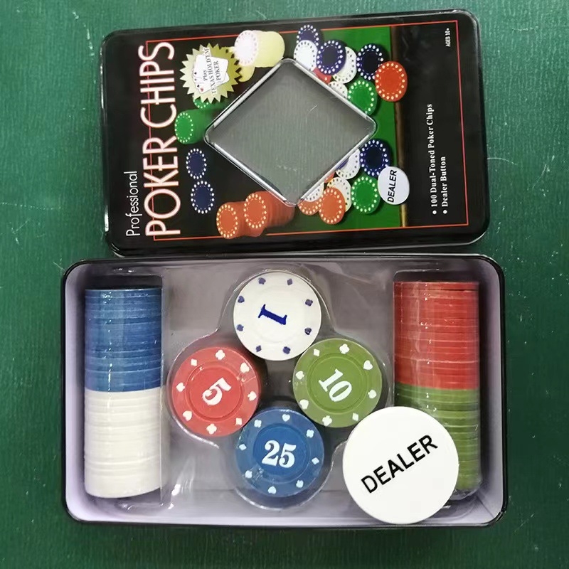 Set pokerskih žetona – žetoni od ABS-a, promjer 4,0 cm, debljina 0,2 cm, Texas Hold'em