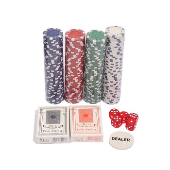Set poker čipova, sulidaa, PS materijal, za igre karata i šah