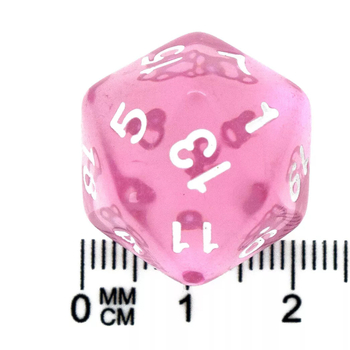 7-dijelni akrilni poliedrični set kockica za stolne RPG igre (D&D, Cthulhu)