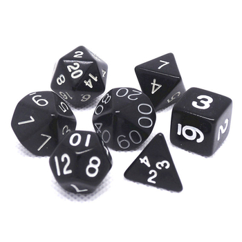 TRPG D&D Sada kociek od Middle One – akrylové kocky na stolové RPG