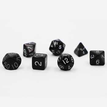 TRPG D&D Sada kociek od Middle One – akrylové kocky na stolové RPG