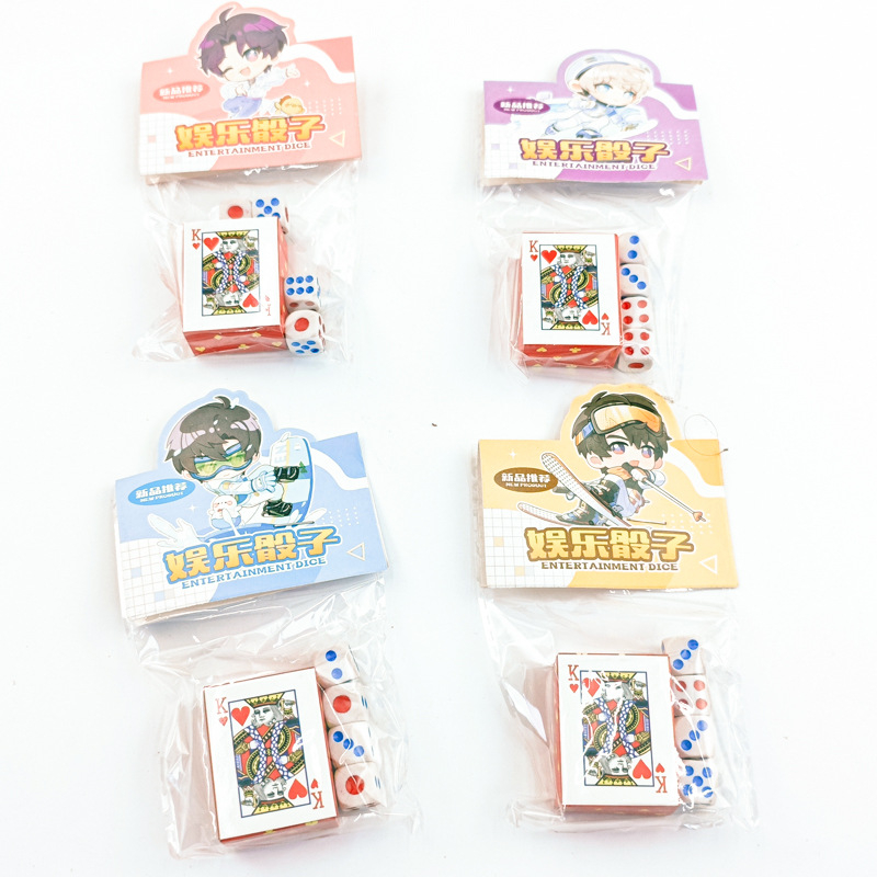 Mini set karata za poker i društvene igre s kockicama – kreativne karte, edukativno za djecu, prijenosno za putovanja (Materijal: kartice od papira; Pakiranje: torba; Prikladna dob: 7–14 i 15–35; Kategorija: Poker)