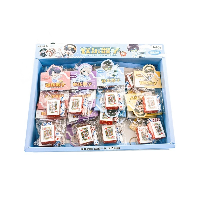 Mini set karata za poker i društvene igre s kockicama – kreativne karte, edukativno za djecu, prijenosno za putovanja (Materijal: kartice od papira; Pakiranje: torba; Prikladna dob: 7–14 i 15–35; Kategorija: Poker)
