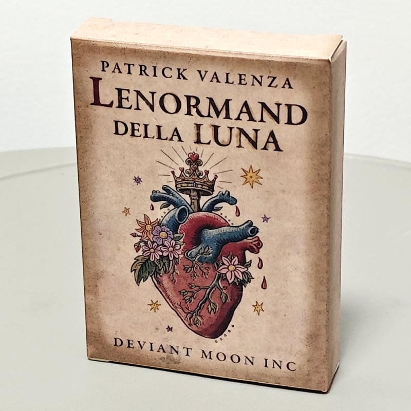 Lenormand kartice: set od 36 dvostrano reljefnih kartica od papira