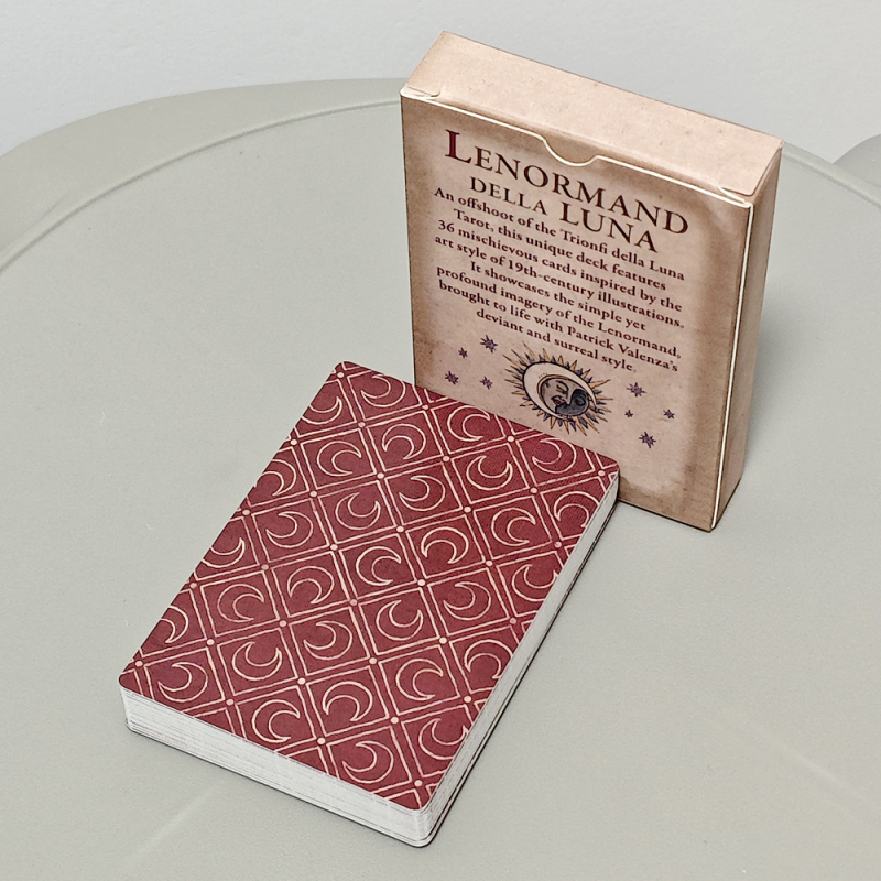 Lenormand kartice: set od 36 dvostrano reljefnih kartica od papira
