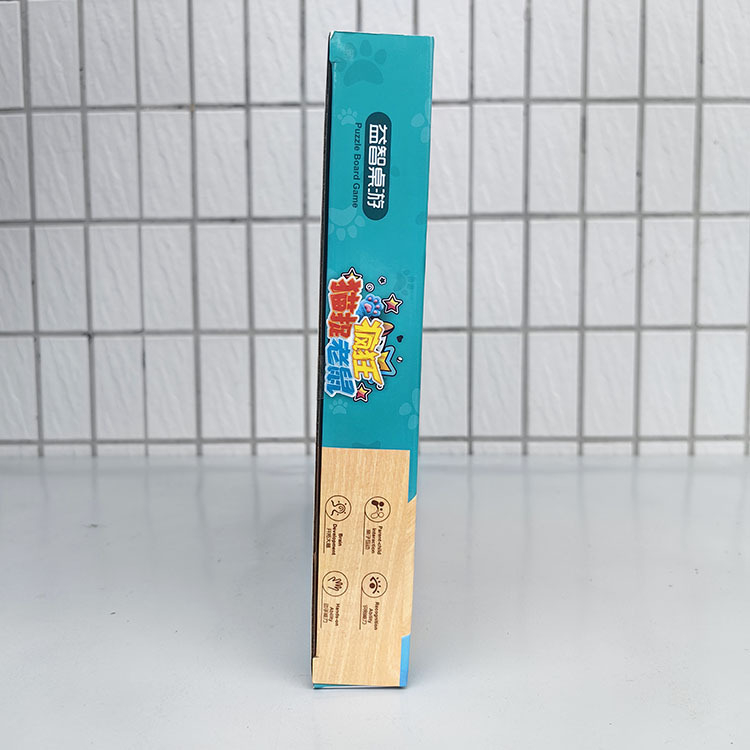 Detská stolová hra Mačka a Myš — Puzzle s kartami, plast, pre vek 7–14 rokov