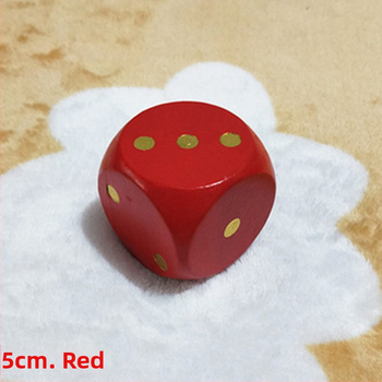 Drvena kocka za igru, 6 stranica, stil fillet, prilagodljiva, za Monopoly i dječju edukaciju