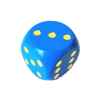 Drvena kocka za igru, 6 stranica, stil fillet, prilagodljiva, za Monopoly i dječju edukaciju