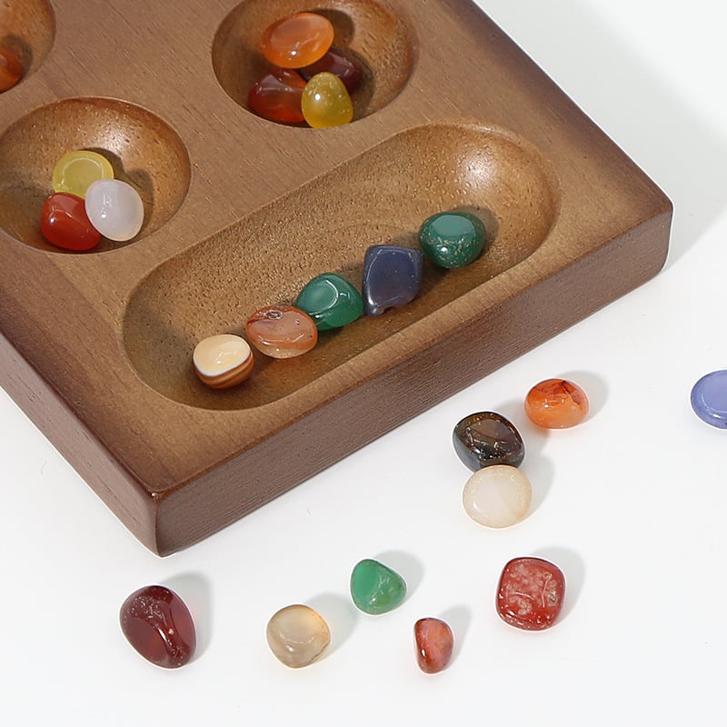 Drevená stolová hra s puzzle od Youmai (Materiál: drevo; Značka: Youmai; Kategória: Stolová hra/karty; Vek: 4–60 rokov)