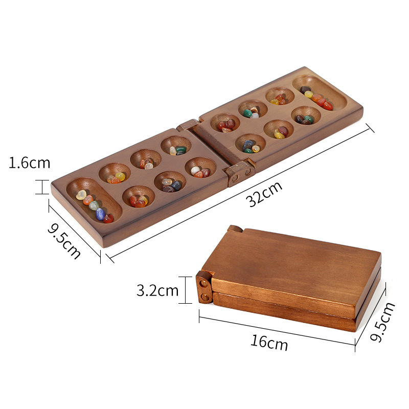 Drevená stolová hra s puzzle od Youmai (Materiál: drevo; Značka: Youmai; Kategória: Stolová hra/karty; Vek: 4–60 rokov)