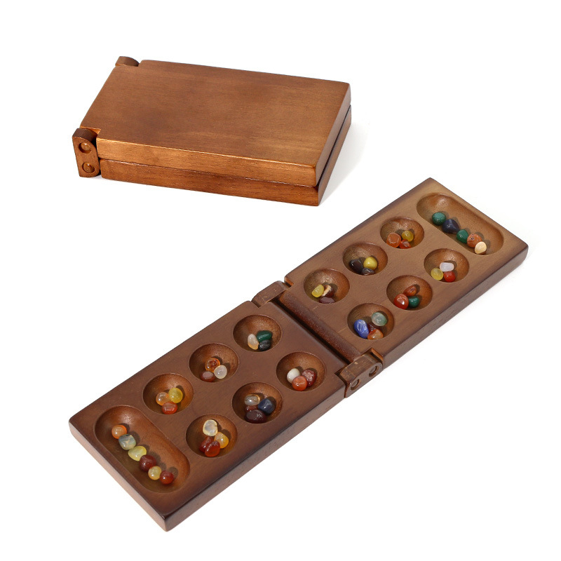 Drevená stolová hra s puzzle od Youmai (Materiál: drevo; Značka: Youmai; Kategória: Stolová hra/karty; Vek: 4–60 rokov)