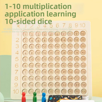 Drevená tabuľka násobenia 9x9 pre Montessori a skoré vzdelávanie, matematická hra v farebnom balení, vek 7–14 a 15–35