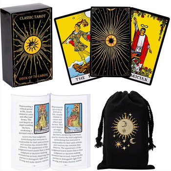 Waite Tarot karte s brončanim završetkom, komplet s uputama, prilagodba tarota (Materijal: premazani papir; Marka: Moritomo; Vrsta: kartice društvene igre; Značajke: interaktivne zbirne kartice; Prilagodba tarota)