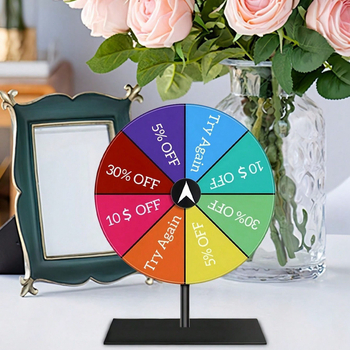 Τροχός Τύχης για Παιχνίδια – Υφασμάτινος Τροχός με Διαγράψιμο Στήριγμα, Συσκευασία σε Χρωματιστό Κουτί, Για 14+