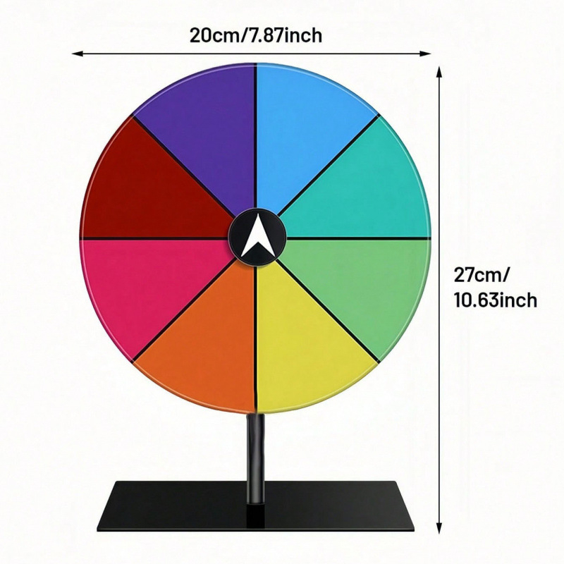 Τροχός Τύχης για Παιχνίδια – Υφασμάτινος Τροχός με Διαγράψιμο Στήριγμα, Συσκευασία σε Χρωματιστό Κουτί, Για 14+