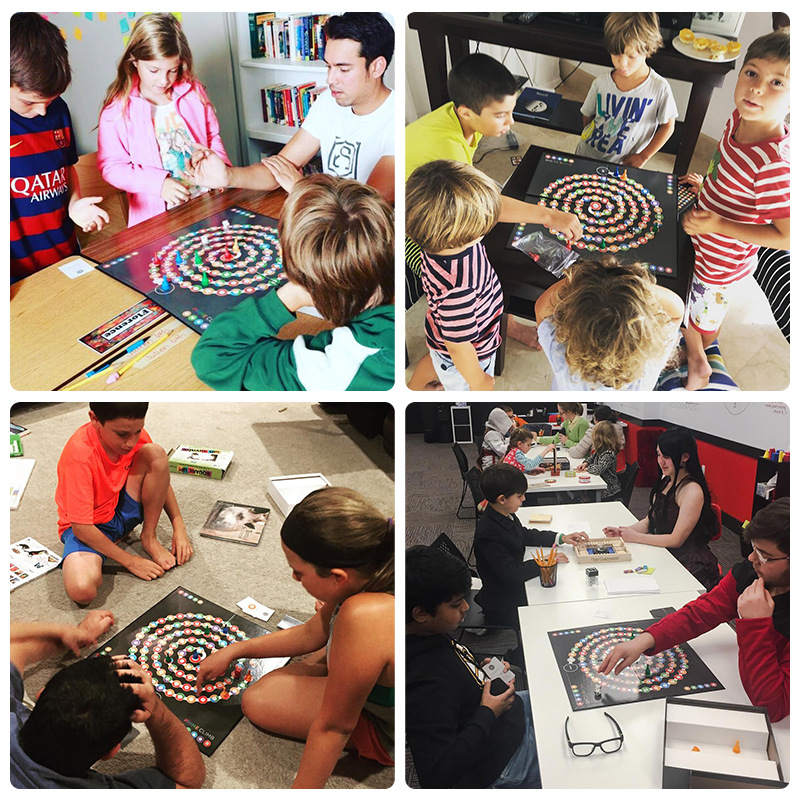 Joc educativ de dame matematice: adunare, scădere, înmulțire și împărțire pentru vârste de 5 ani și peste - Brand Fast and Slow Fox; Material: Hârtie; Categoria: carduri pentru joc de societate; Configurație 3C: Alte jucării pentru copii sub 14 ani