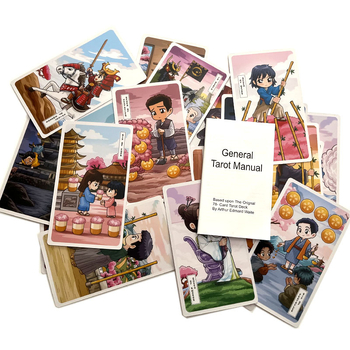 Tarot karta Sakura Spring — 350 g/m² premazani papir, karta za društvenu igru, dobna skupina 15–35 godina
