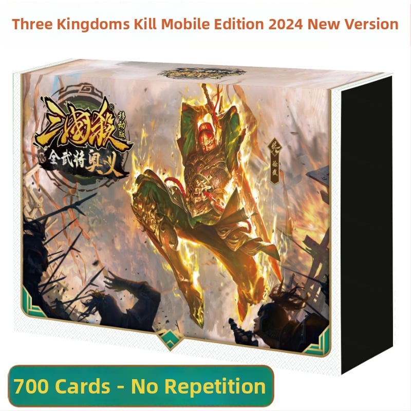Three Kingdoms Kill – Set de cărți pentru joc de societate, cu toate cărțile de generali și abilități, 2024 versiune nouă (Material: hârtie cu nucleu gri; Clasificare: joc cu cărți; Vârstă recomandată: peste 14 ani)