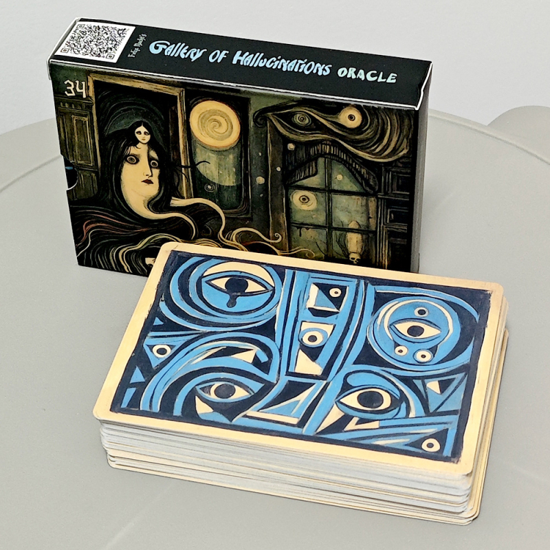 Paket karata za proricanje – Evil Moon Gallery, 52 karata, Papir, za uzrast od 14+