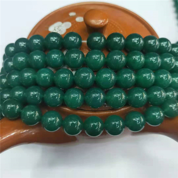 Guangshun Jewelry Prirodni zeleni ahat kuglice za DIY izradu nakita