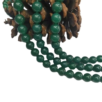 Guangshun Jewelry Prirodni zeleni ahat kuglice za DIY izradu nakita