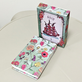 Floraneum Lenormand kartice dek – 36 karata, karton s premazom, kartice za društvenu igru, za uzrast 15–35, 36–60, 61+.