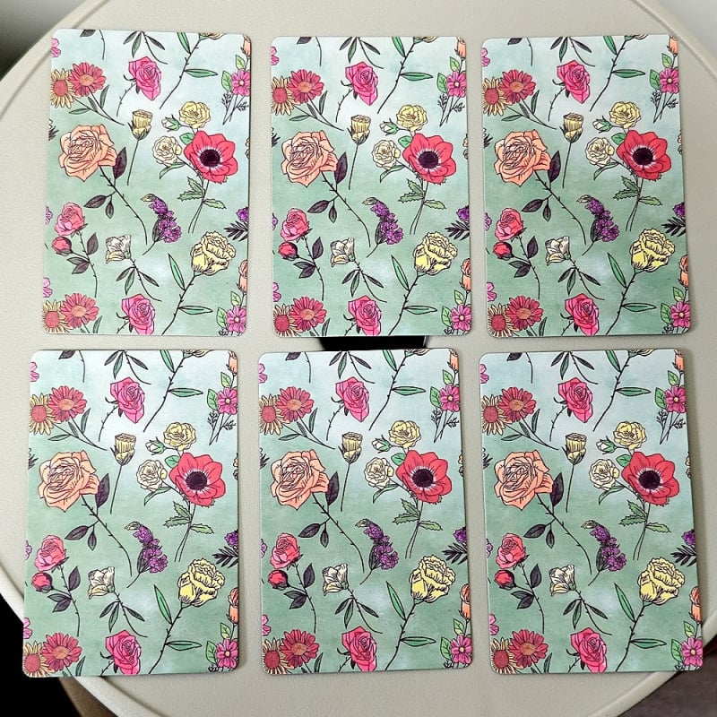 Floraneum Lenormand kartice dek – 36 karata, karton s premazom, kartice za društvenu igru, za uzrast 15–35, 36–60, 61+.