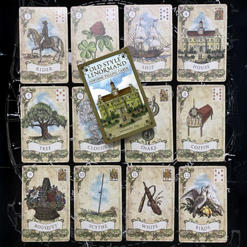Lenormand društvena igra, papir s premazom, unutarnja zabava, od 14 godina, intelektualni razvoj