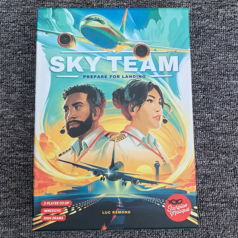 Sky Team Kooperativna Karta za Dva Igrača | Papirnate Karti, Šarena Kutija, Pogodno za uzrast 7–60, Potiče emocionalni razvoj i interaktivnu igru