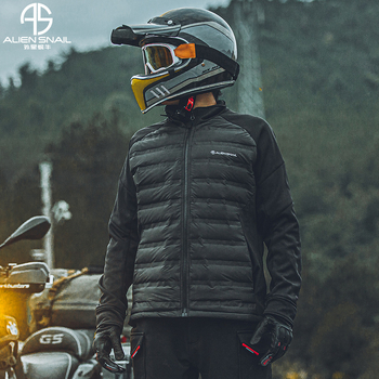 Alien Snail Интелигентно отопляема зимна мотоциклетна екипировка, унисекс, полиестер, еднотонна