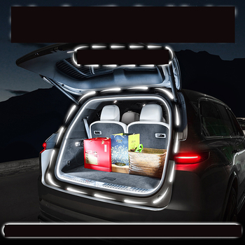 Potrivit pentru Tesla Model 3 cu versiune actualizată, iluminare secvențială a portbagajului, iluminare ambientală, modificare accesorii interioare auto.