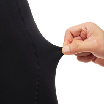 Diike Unisex biciklističke hlače s naramenicama od flece za zimu