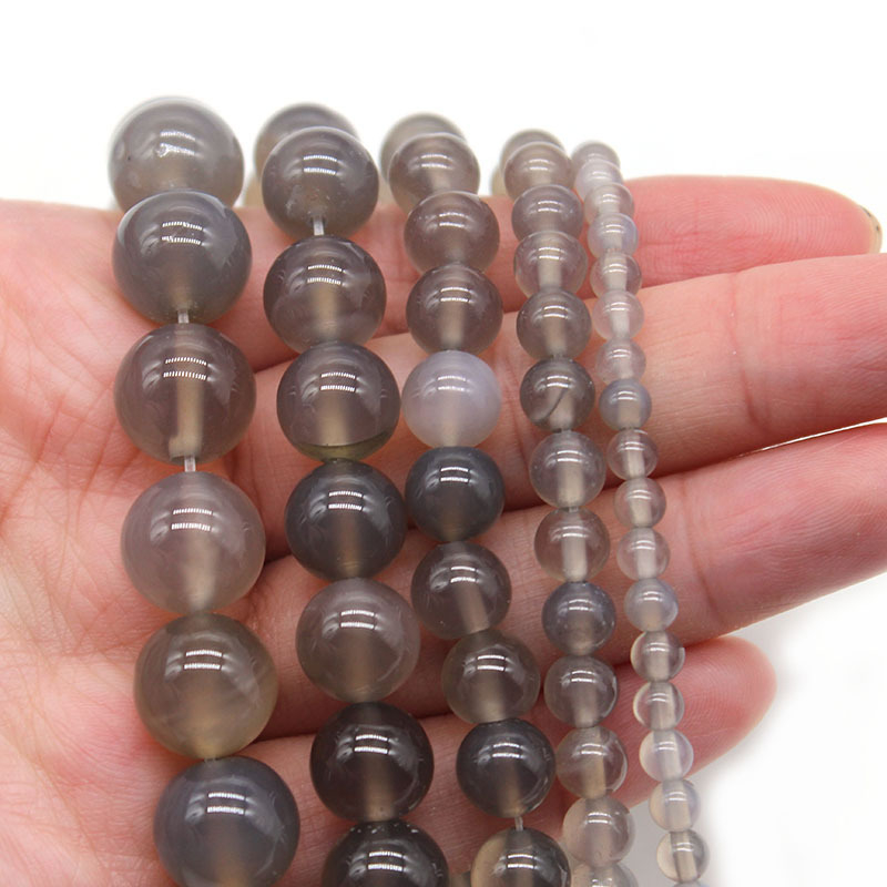 Margele libere de agate, rotunde, prelucrate prin șlefuire, tăiere și lustruire