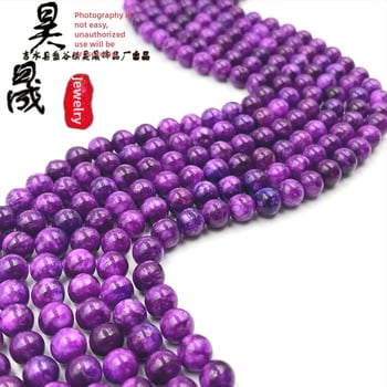 Voľné koráliky na náramok – Suji kameň, guľaté koráliky, ušľachtilý dizajn, spracovanie: rezanie, brúsenie, leštenie