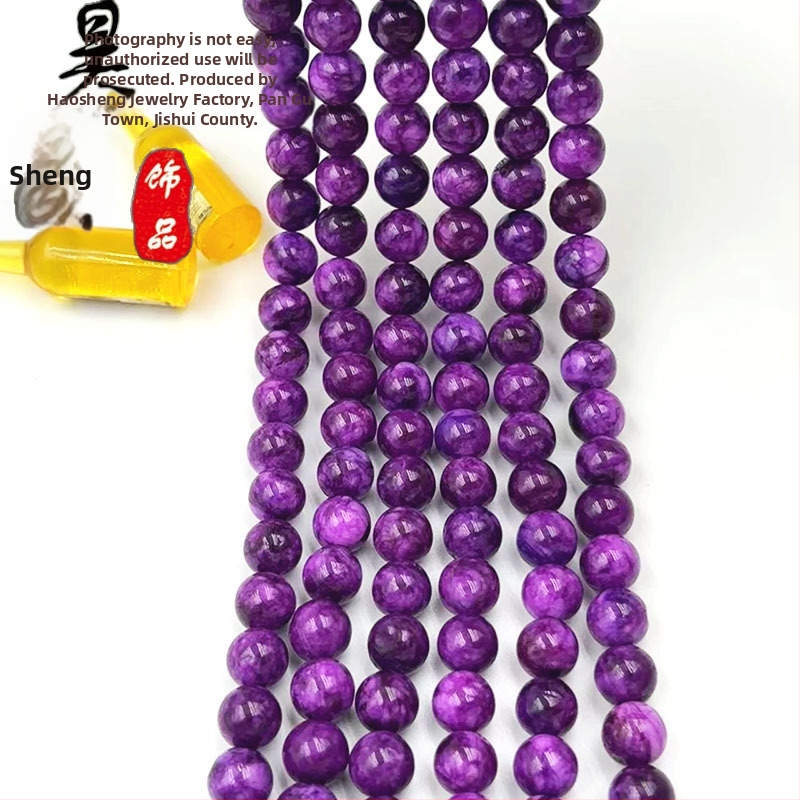 Voľné koráliky na náramok – Suji kameň, guľaté koráliky, ušľachtilý dizajn, spracovanie: rezanie, brúsenie, leštenie