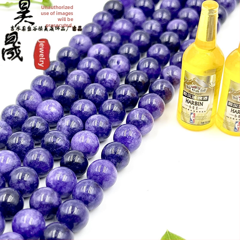 Voľné koráliky na náramok – Suji kameň, guľaté koráliky, ušľachtilý dizajn, spracovanie: rezanie, brúsenie, leštenie