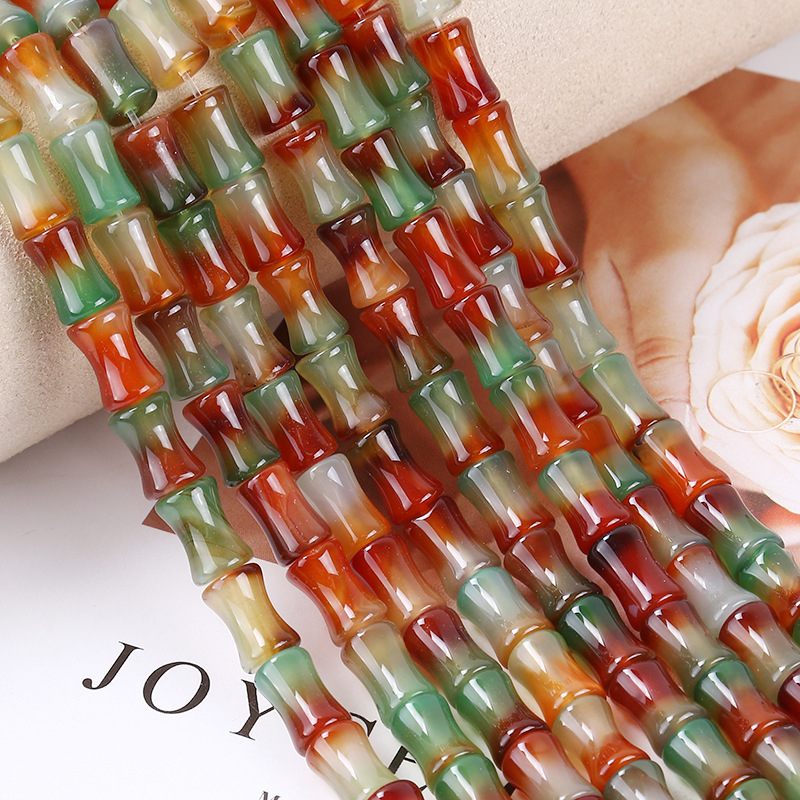 DIY dodaci za nakit, achatne perle, rezanje i poliranje, podrijetlo: Jinhua, brend BOHOEVER
